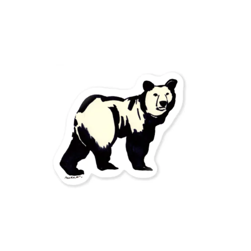 wild bear Sticker