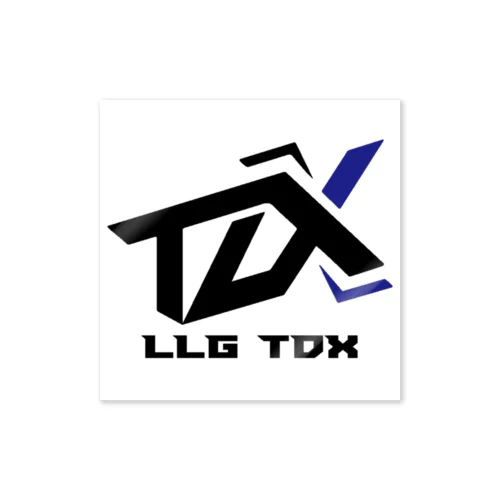 TDx sticker  square ステッカー