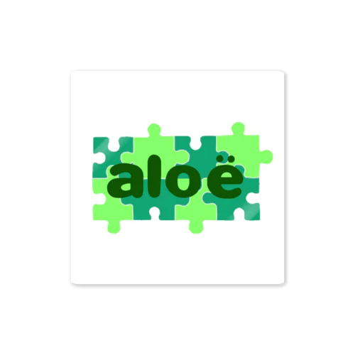 aloëグッズ② Sticker