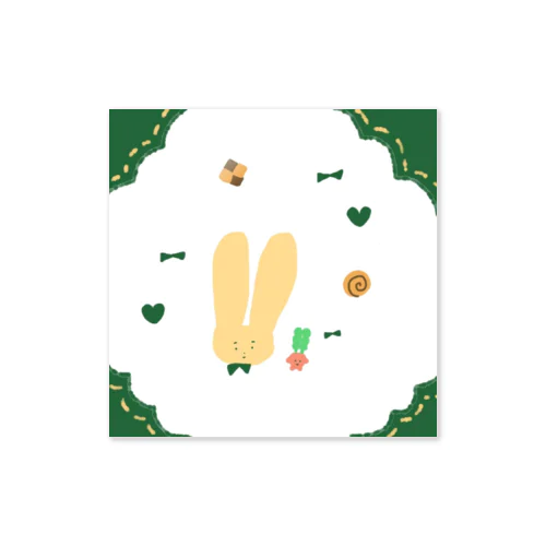 cookie and ribbon Sticker