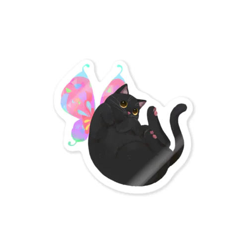 黒猫の妖精 Sticker