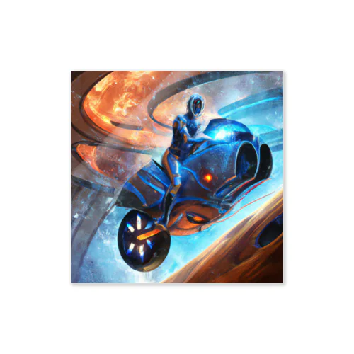 Galaxy rider Sticker