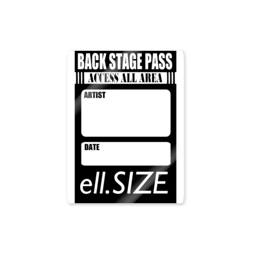 ell.SIZE ステッカー