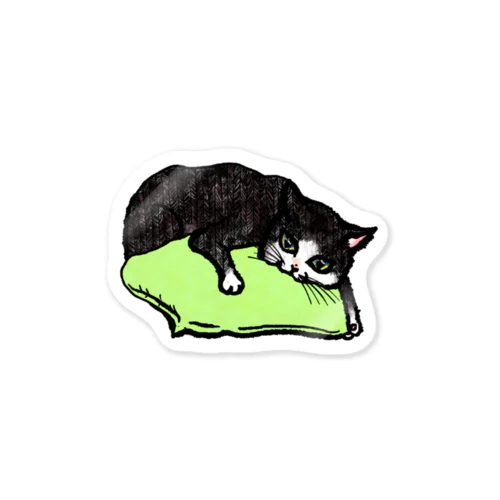 俺の枕　白黒猫バージョン Sticker