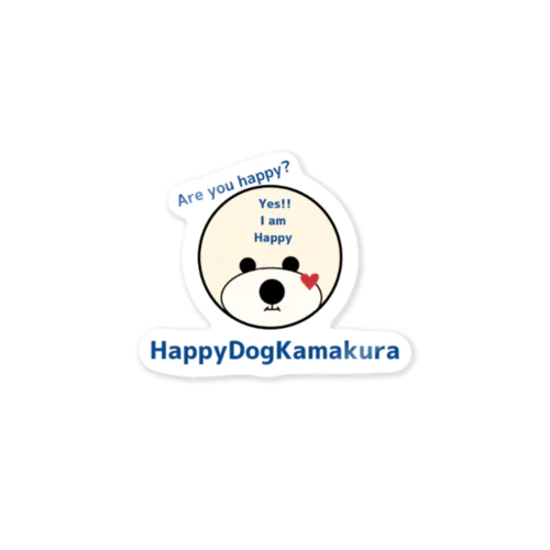 HappyDog kamakura ステッカー