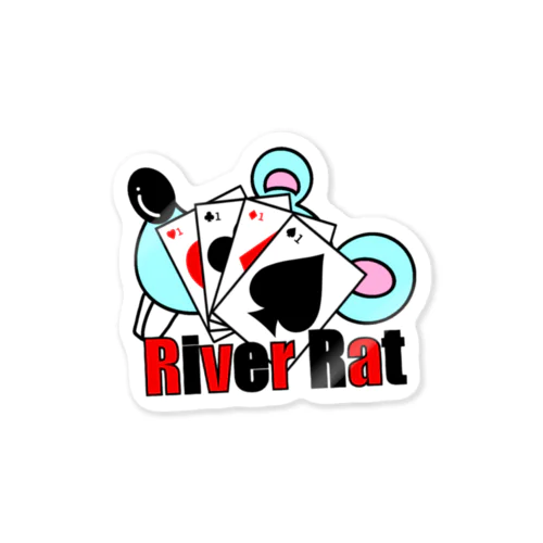 River Rat Sticker