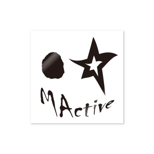 MActive君オリジナルグッズ Sticker