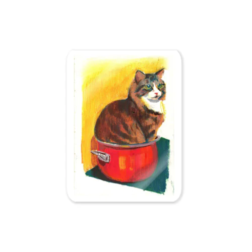 HAPPY CAT Sticker