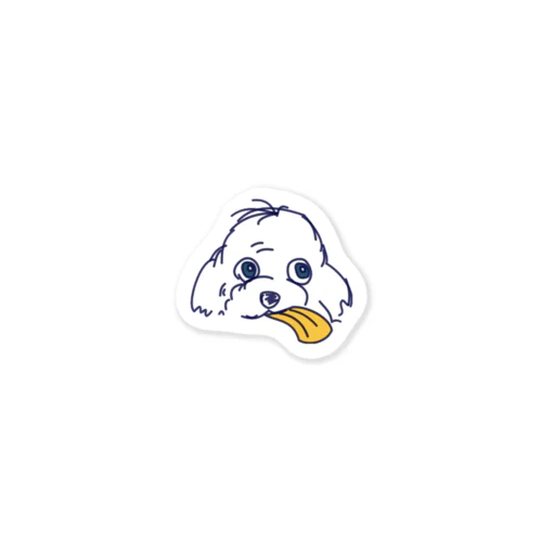 ポテチ犬 Sticker