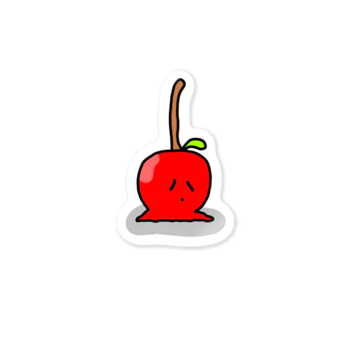 りんごあめステッカー Sticker