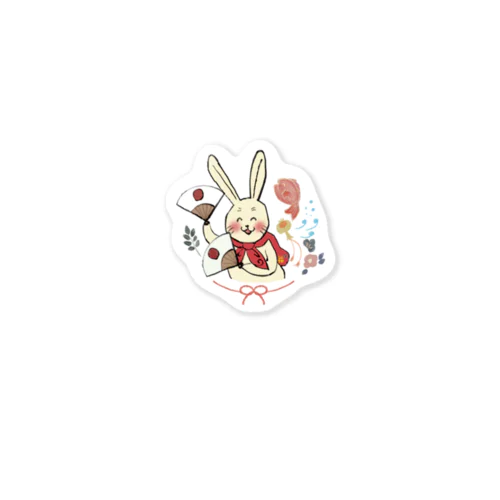 福うさぎちゃん Sticker