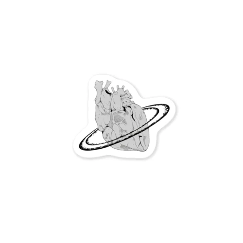 心臓土星 Sticker