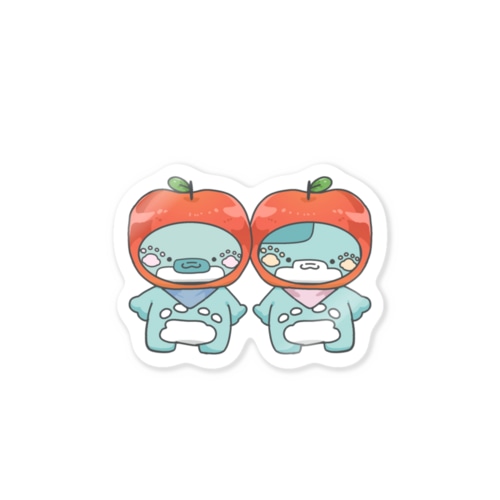 リンゴと猫's Sticker