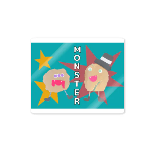 モンスター(1号、2号) Sticker