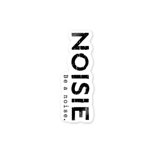 『NOISIE』BLACK（縦）ロゴシリーズ ステッカー