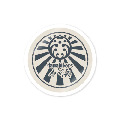 hamamatsu biker logo Sticker
