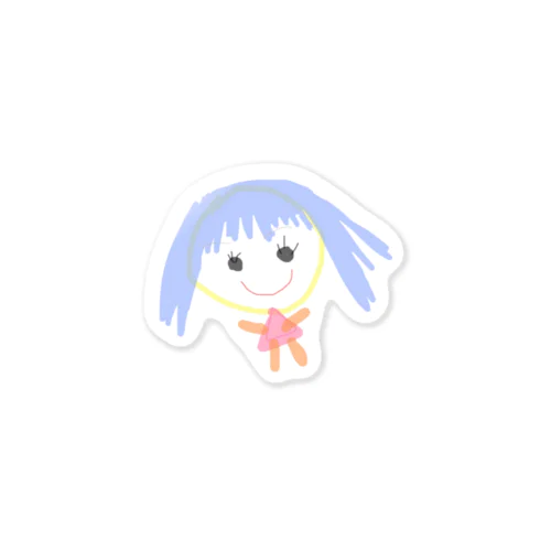 らくがきgirl Sticker