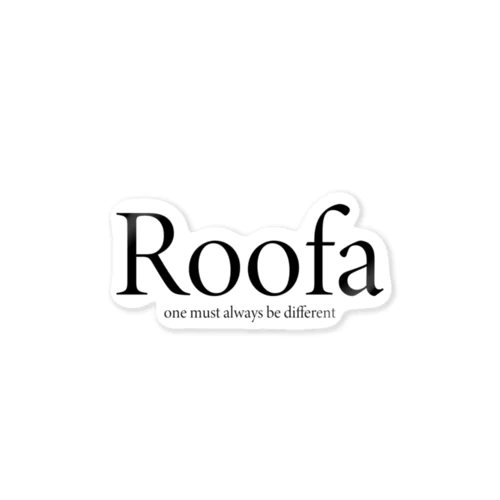 Roofa Logo Sticker