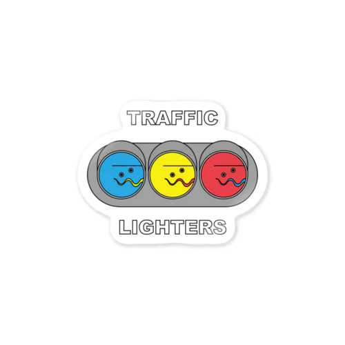 traffic lighter ステッカー