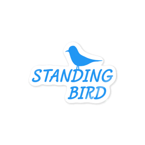 STANDING BIRD Sticker