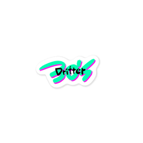 30's Drifter's Sticker