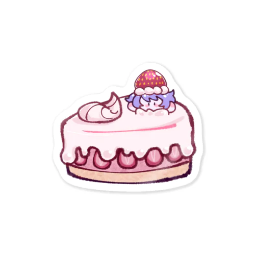 りでぃショートケーキ Sticker