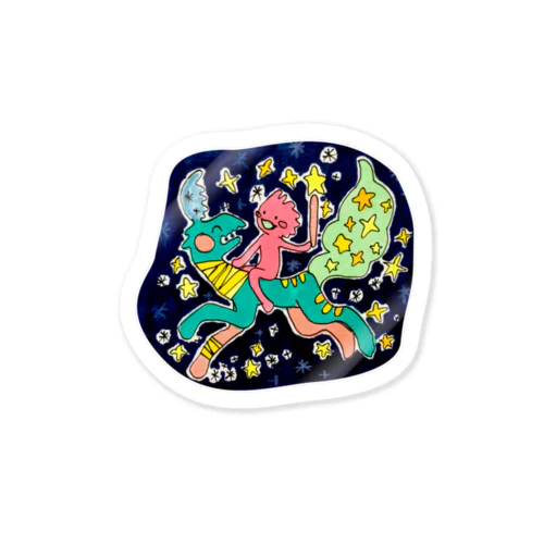 夜空を走る Sticker