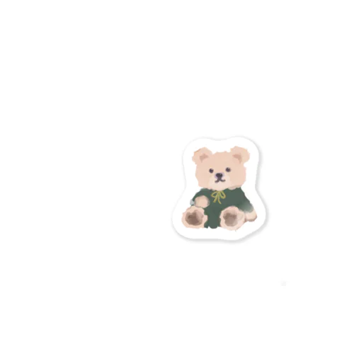 ほんのり偉そうなクマさん Sticker