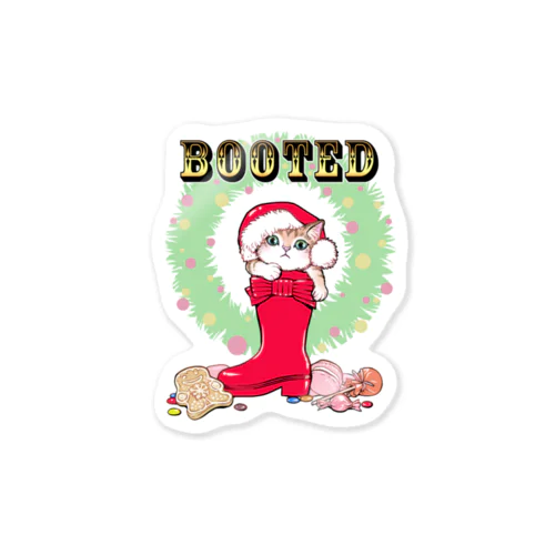 ながぐつこねこのクリスマス Sticker