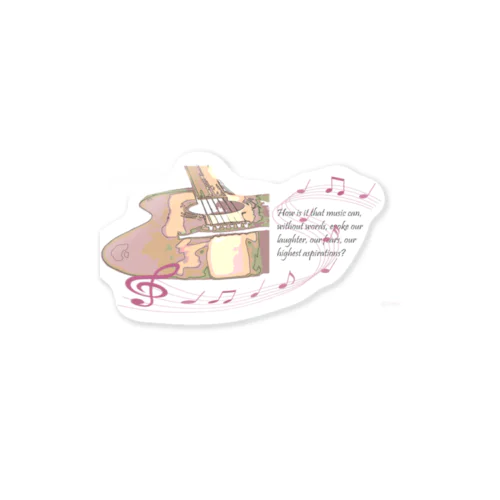 音楽は素晴らしい友人 Sticker