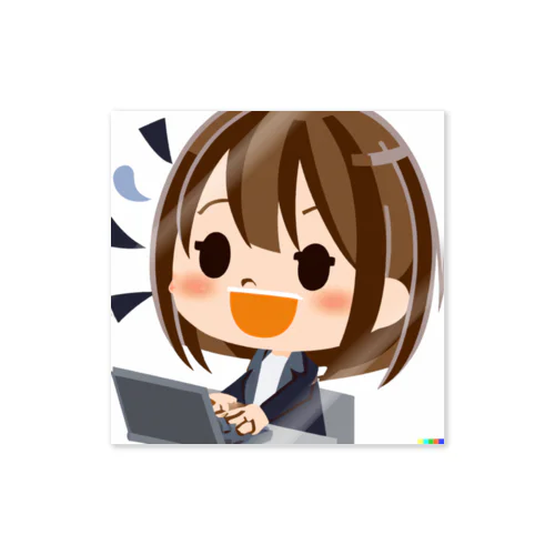 「ひらめき」ちゃん Sticker