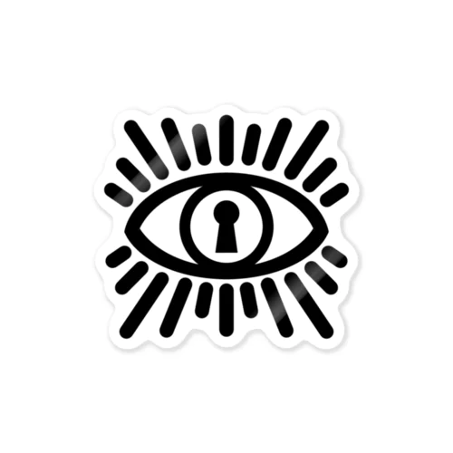 かぎあなの目 〜The keyhole’s eye〜 Sticker