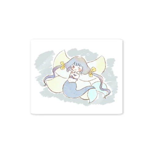 海の妖精シーアのステッカー Sticker