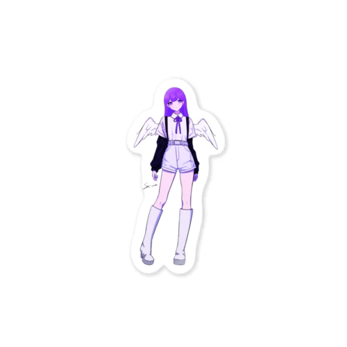 White Angel Sticker