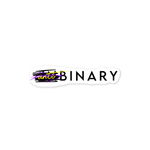 ANTI BINARY-w. Sticker