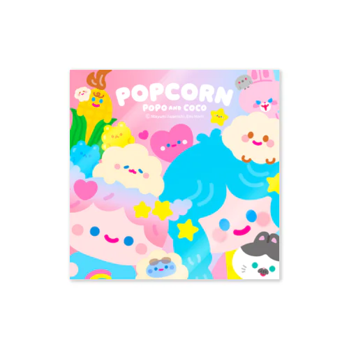 POPCORN ステッカー