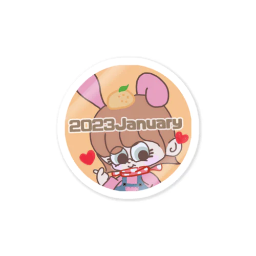 2023.1月アーミー記念🧡 Sticker