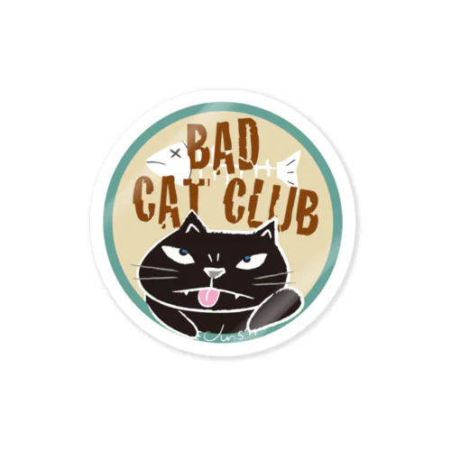 BAD CAT CULB Sticker