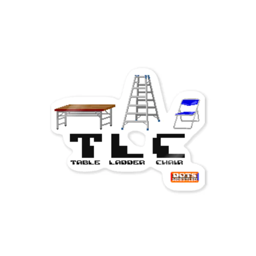 TABLE LADDER CHAIR（Black Logo） Sticker