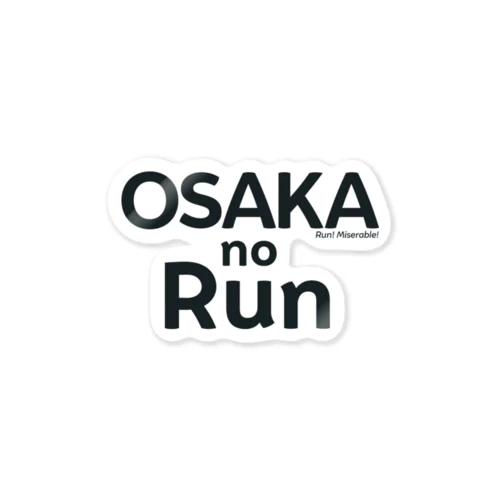 OSAKA no RUN ステッカー