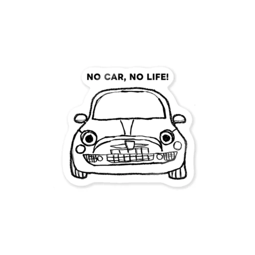 NO CAR, NO LIFE! ステッカー