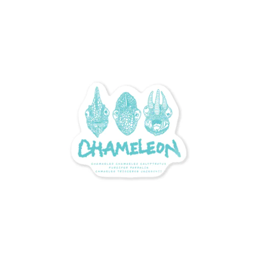 the chameleon ステッカー