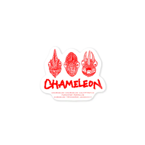 the chameleon ステッカー