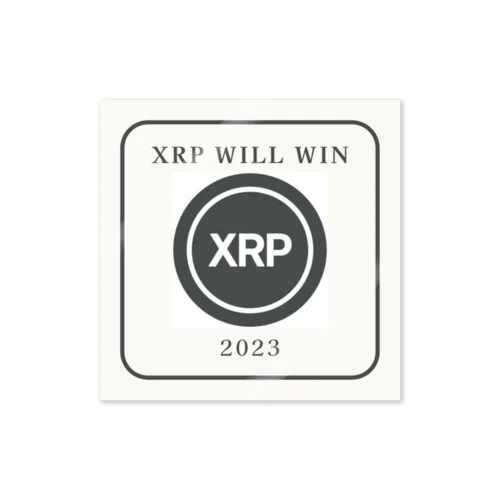 XRP WILL WIN ステッカー