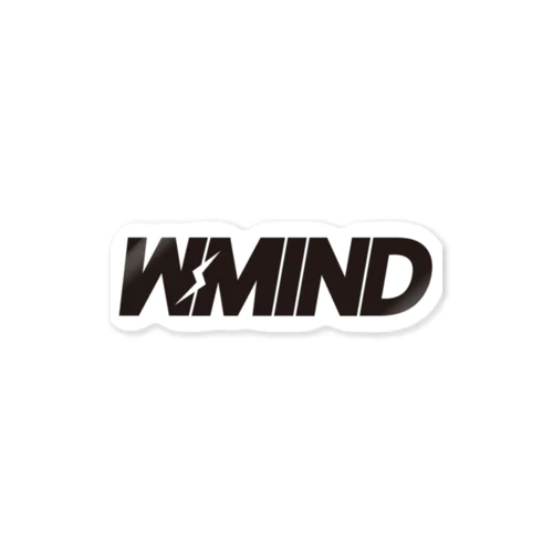 W-MINDステッカー（文字ロゴ） Sticker