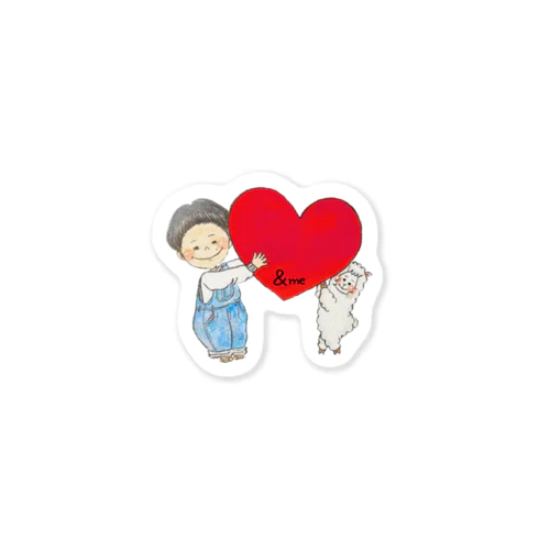 【Heart】＆me Sticker