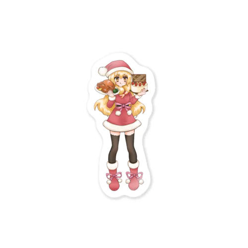 エビフライの使者〜クリスマスサンタコス〜 Sticker