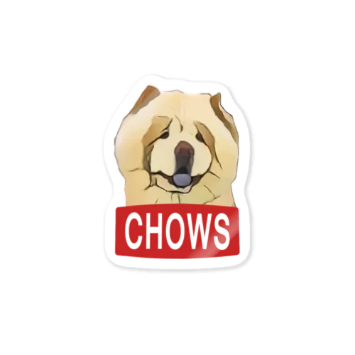 【CHOWS】チャウス ステッカー