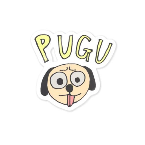 PUGU ステッカー