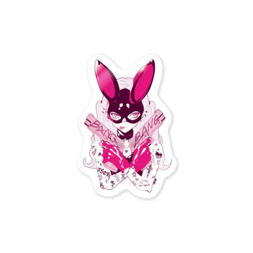 BANG BANG BUNNY Sticker